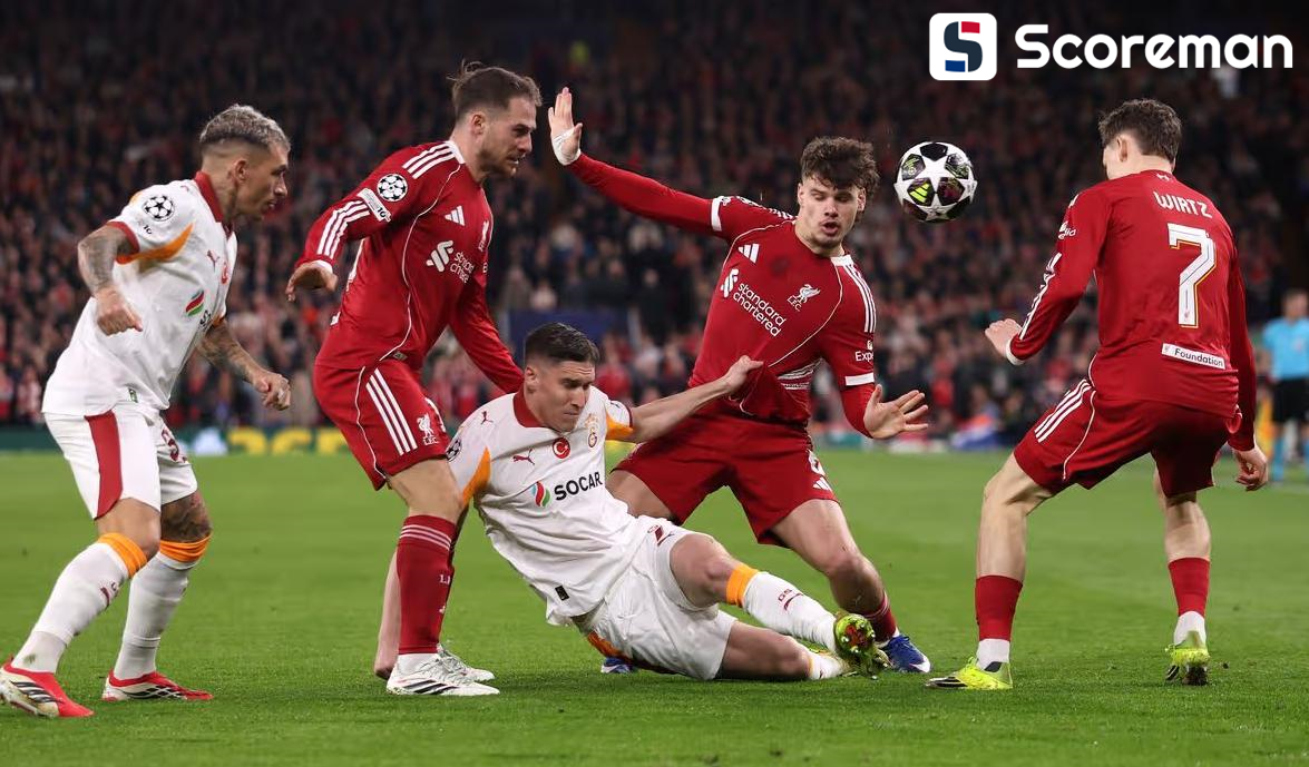 리버풀, 합산 스코어 4-1로 갈라타사라이 꺾고 UCL 8강... 이강인의 PSG와 만난다